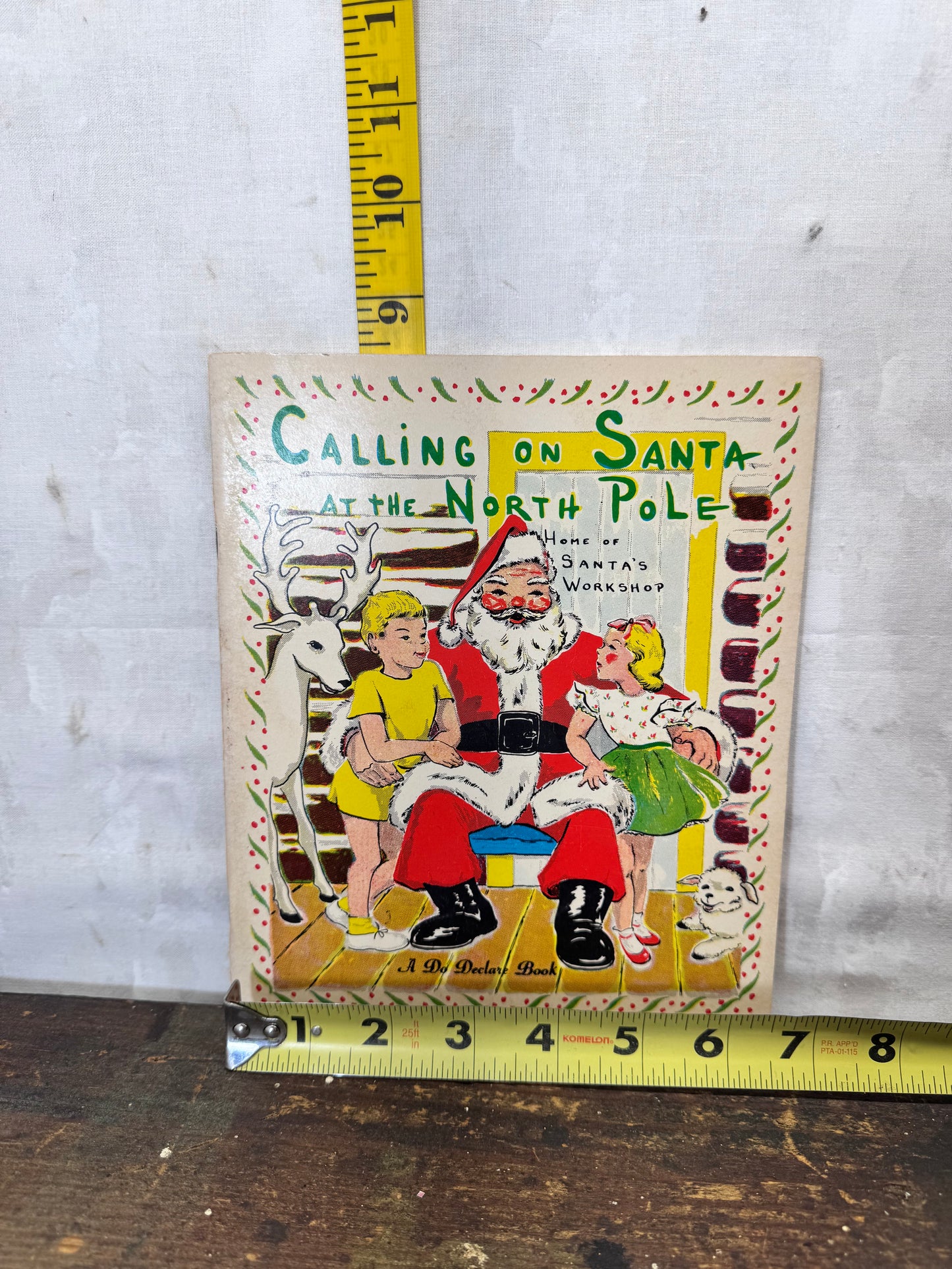 Calling On Santa At The North Pole A Do Declare Book Vintage #1895