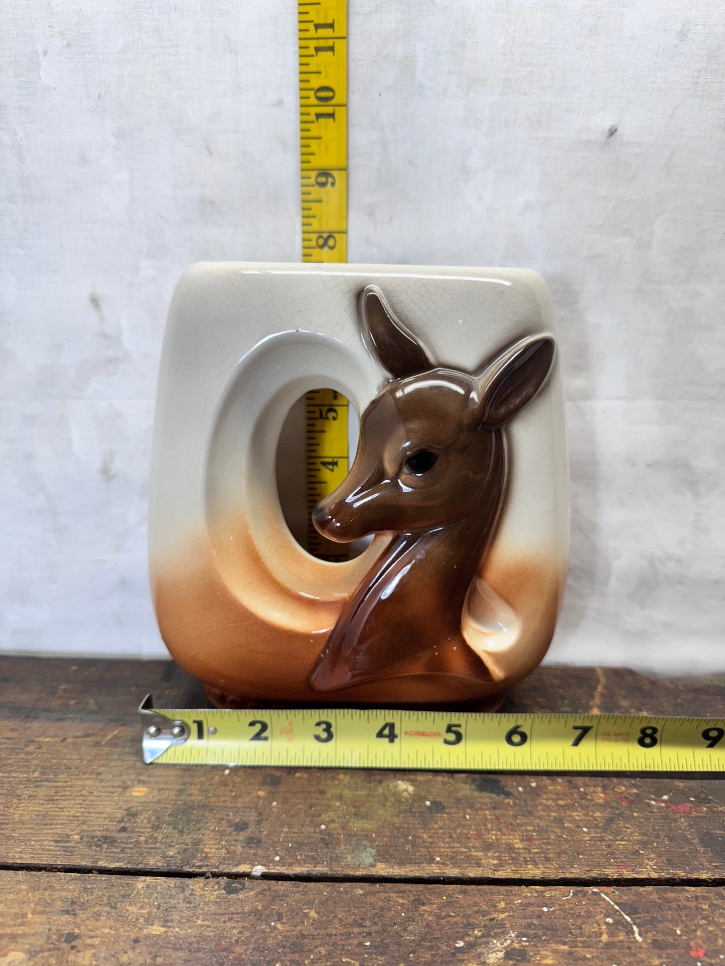 Vintage Mid-Century Royal Copley Deer Vase/Planter #1971