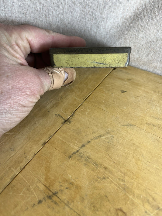Country Life Empty Cigarette Tin