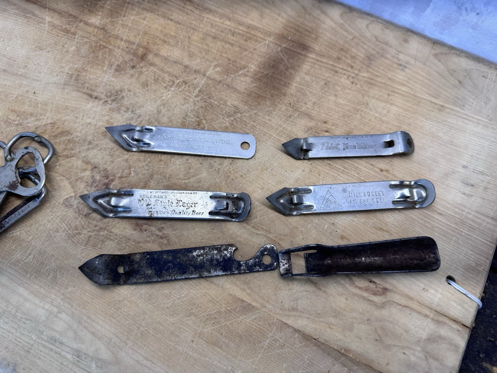 Pabst Miller Blatz Vintage Bottle Openers #1553