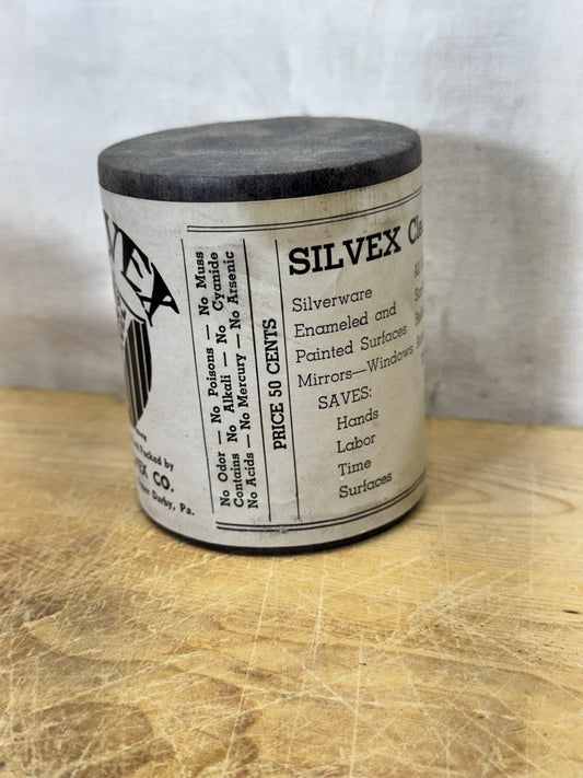 Silvex Metal Cleaner Container NOS Vintage #S-1802