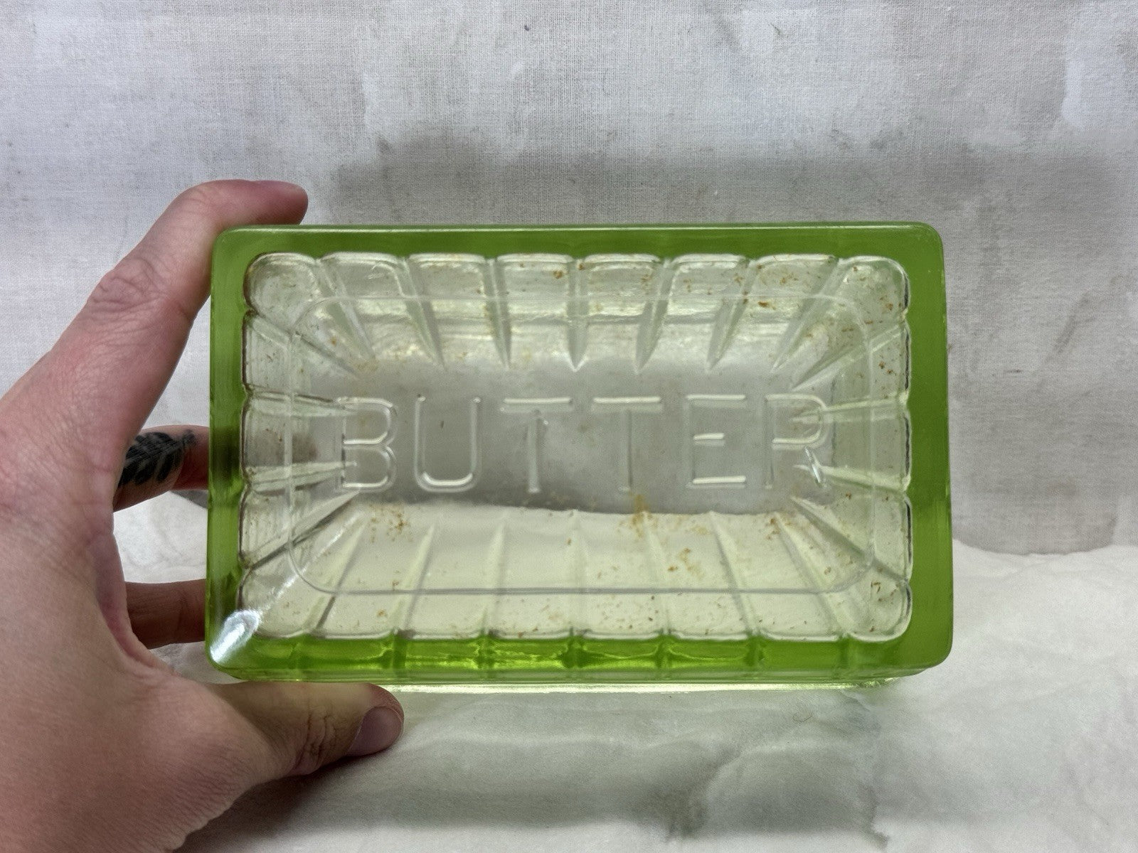 Uranium Butter Dish Lid Only  #S-1901
