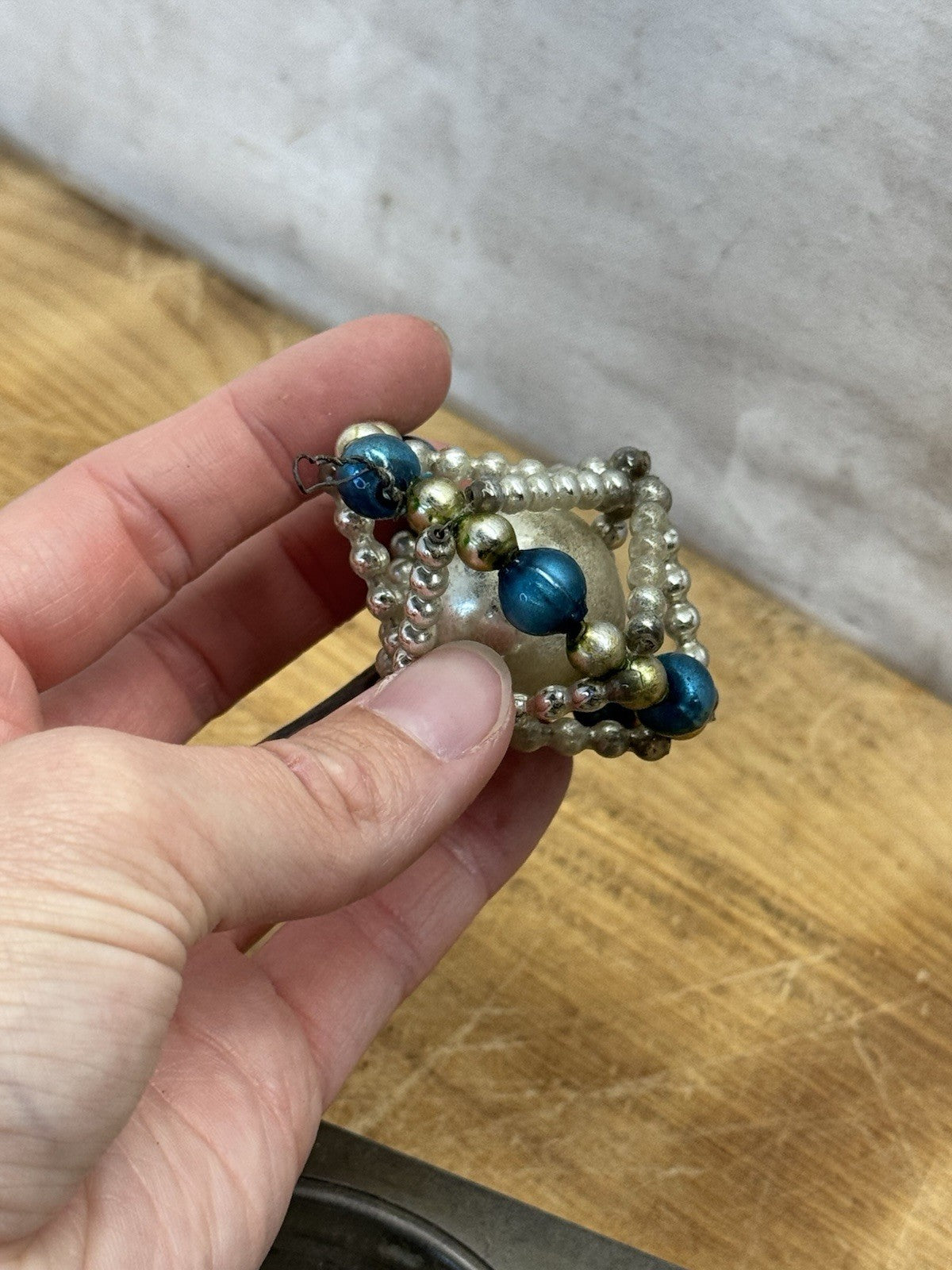 Victorian Glass Bead Ornament #1578