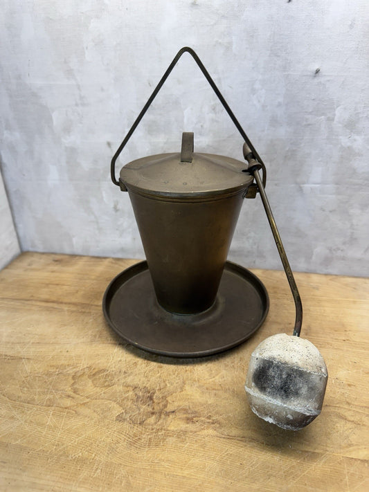 Vtg Fire Starter Wand With Smudge Pot  #S-1559
