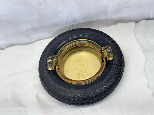 Firestone 1934 Amber Ashtray Advertising Vintage  #S-1851