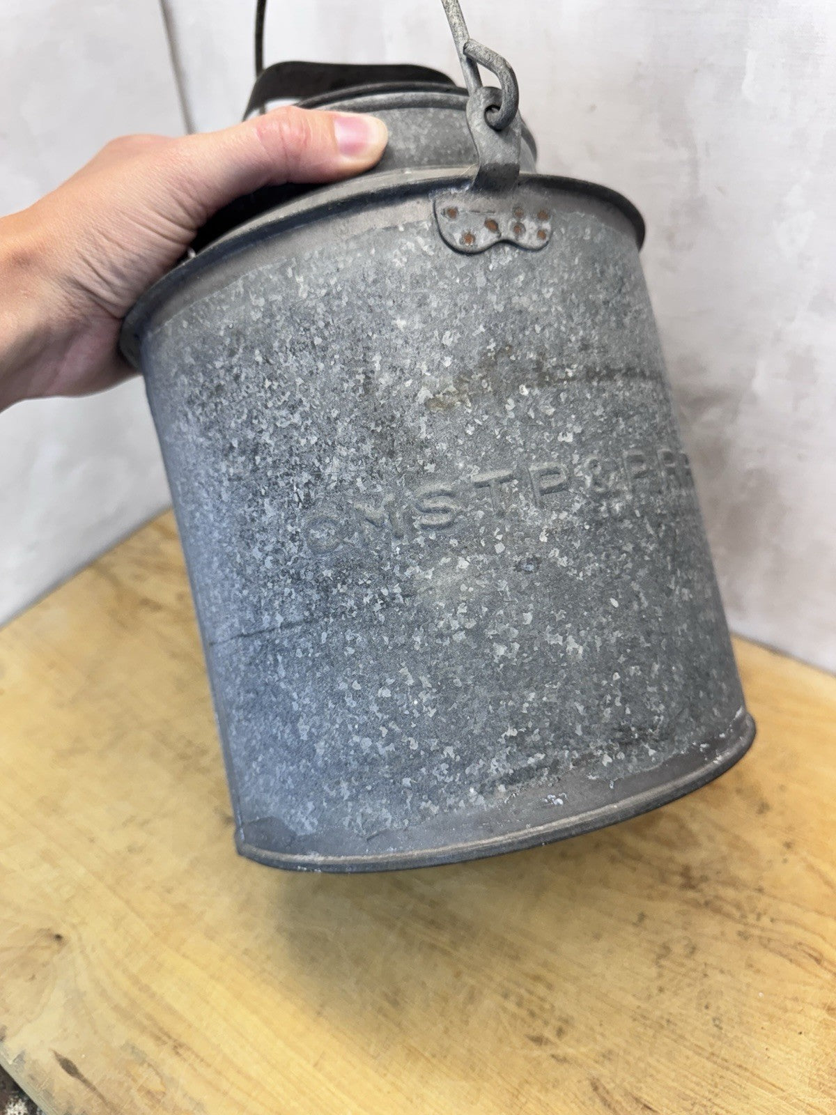 CMSTP & PRR Railroad Vtg Cream Can #S-1830