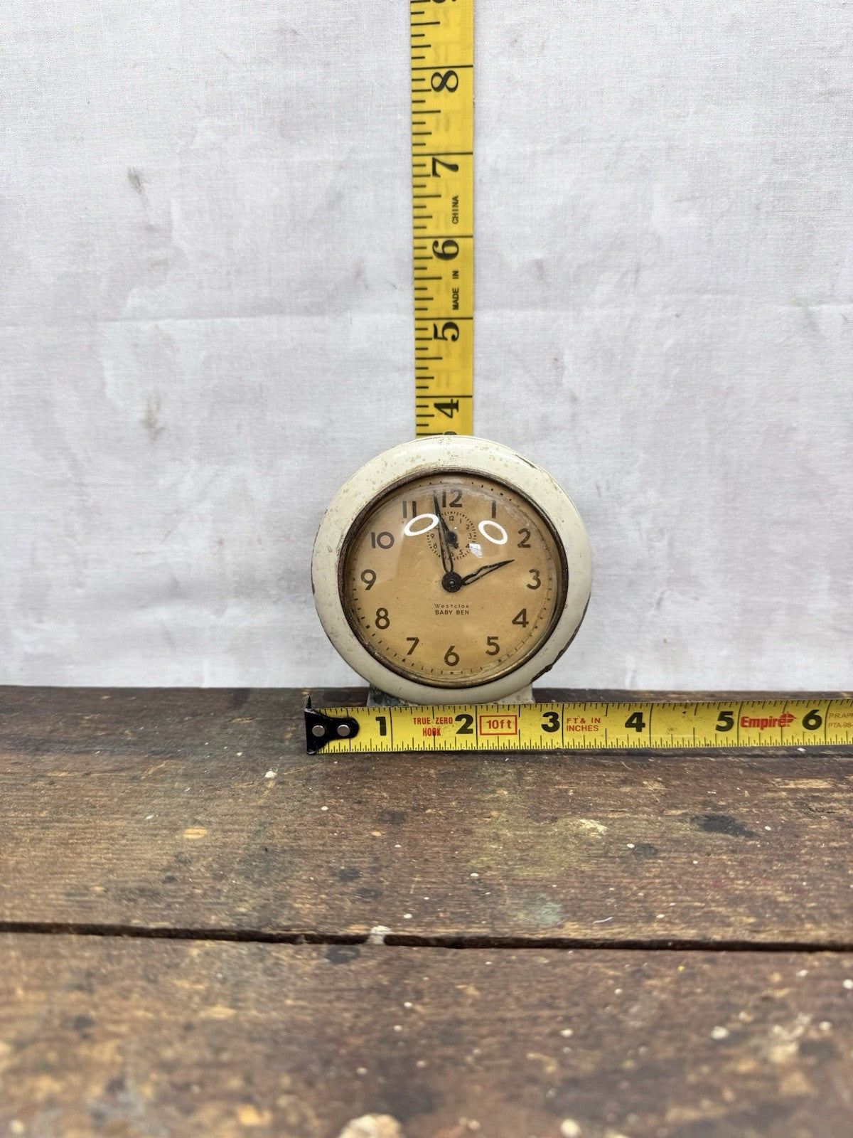 Vtg Baby Ben Alarm Clock #S-1531