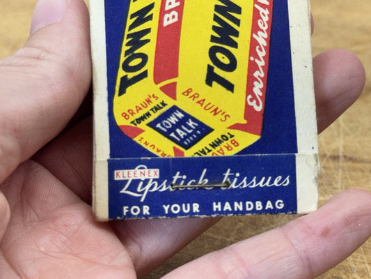 Kleenex Lipstick Tissue Vintage Brauns Advertisement #1817