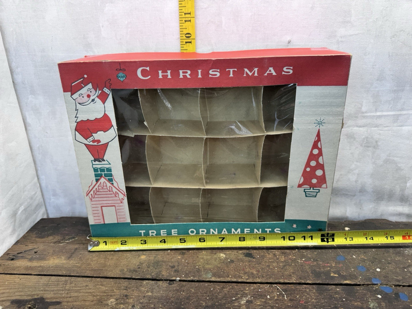 Fantasia Brand Christmas Tree Ornament Empty Box Vtg #1382