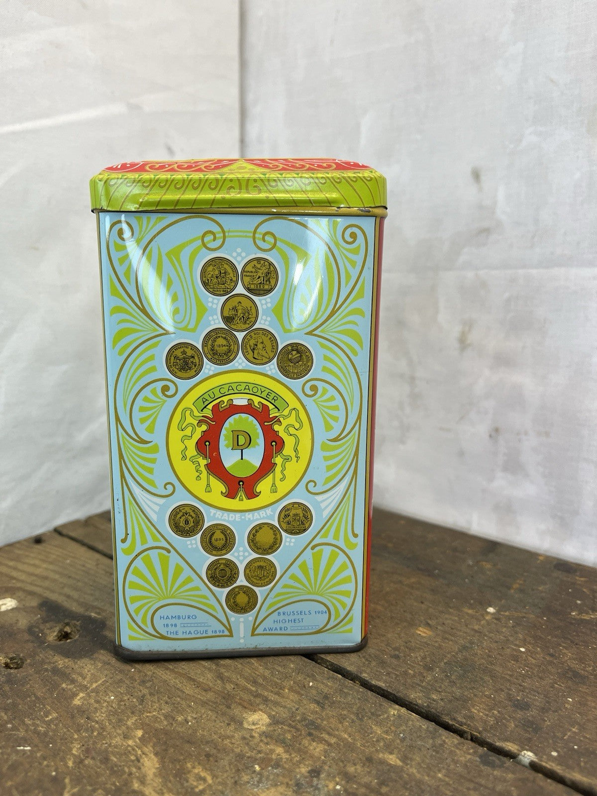 Vintage Drostes 1# Cocoa Tin #111
