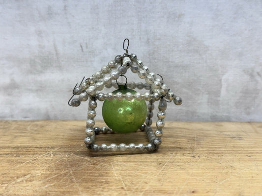 Victorian Glass Bead House Ornament #1577