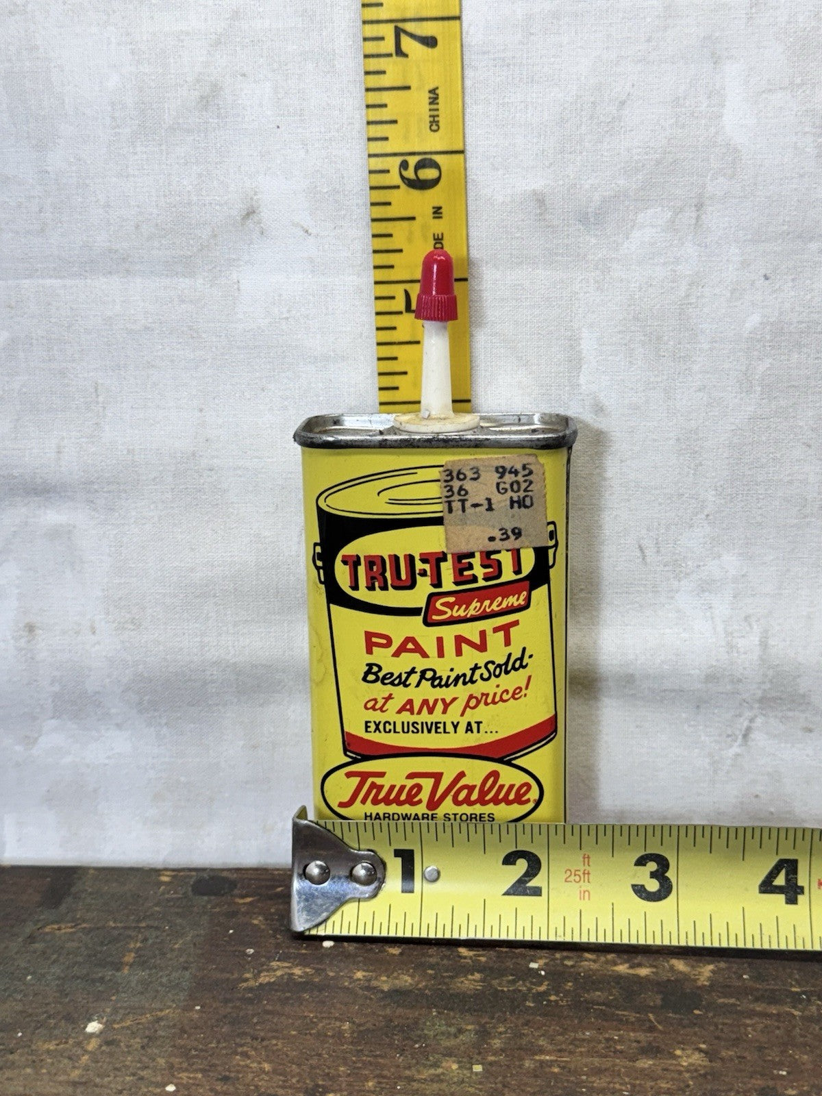 Tru-Test Household Oil Tin Vintage #S-1815