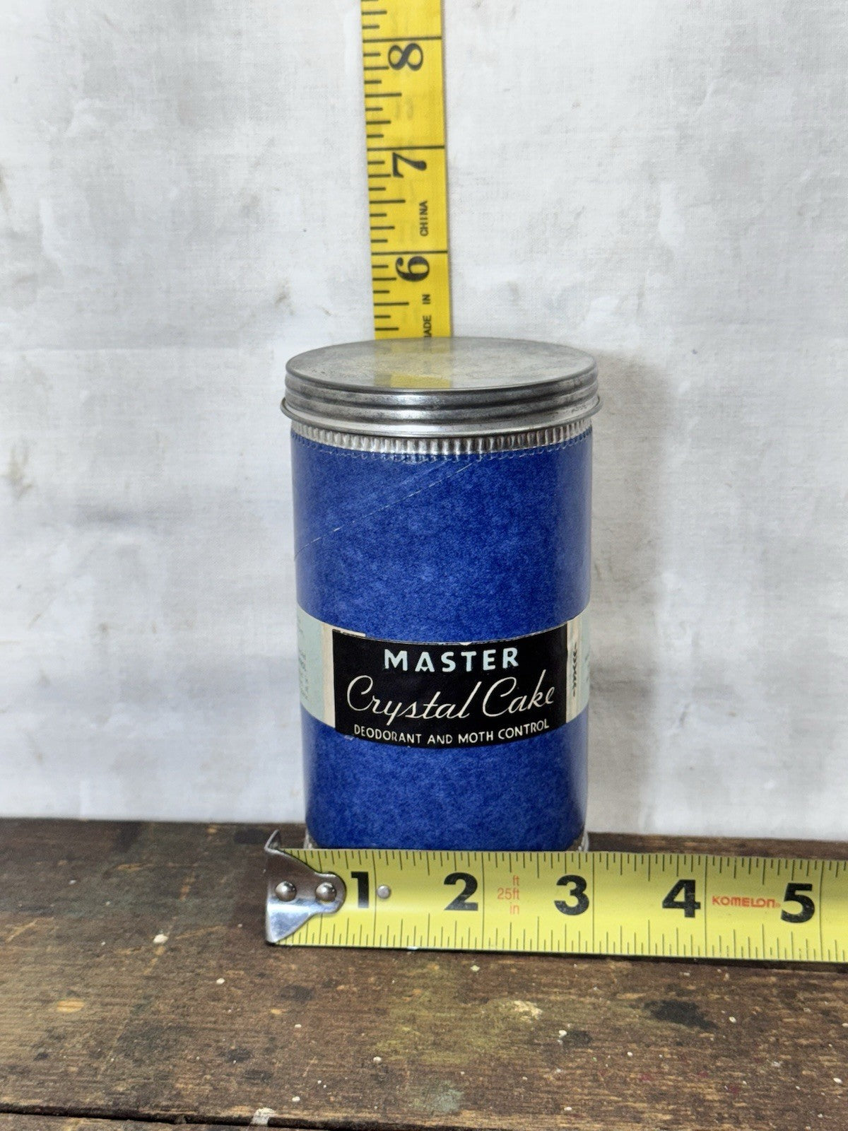 Master Crystal Cake Moth Control Milwaukee Wisconsin Vtg Empty #S-1820