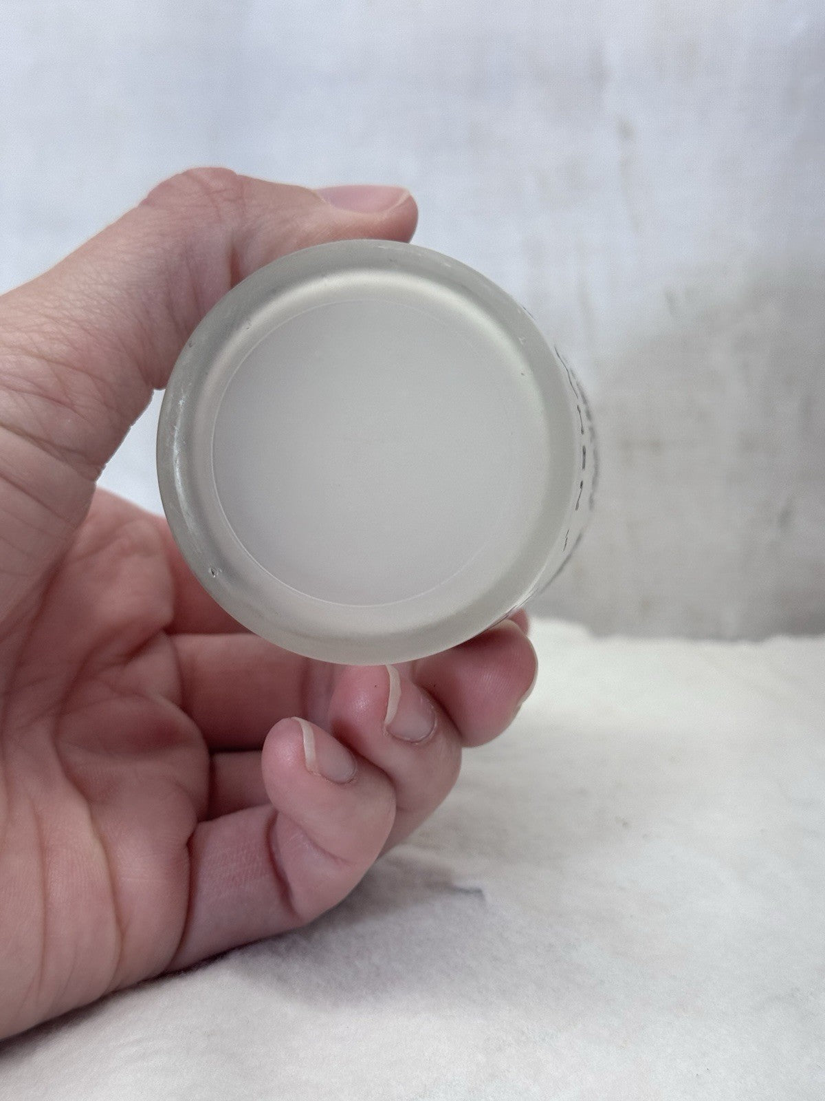 4oz Frosted Shot Glass Vintage Hazel Atlas #S-1915