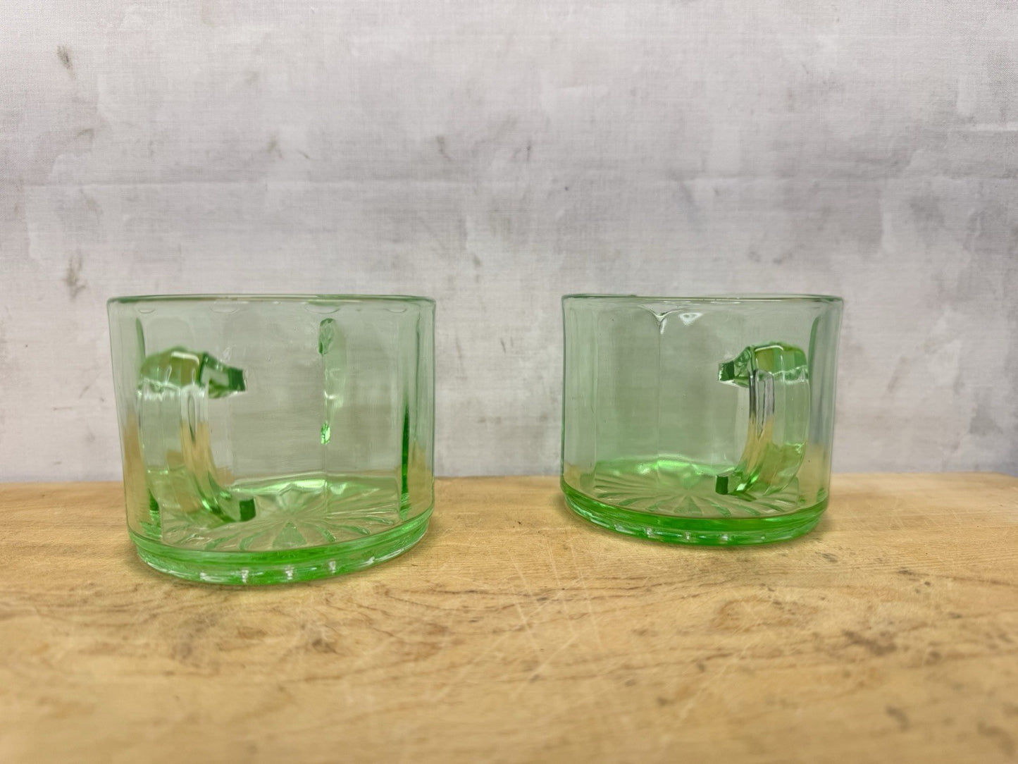 Uranium Cream And Sugar Set #1100