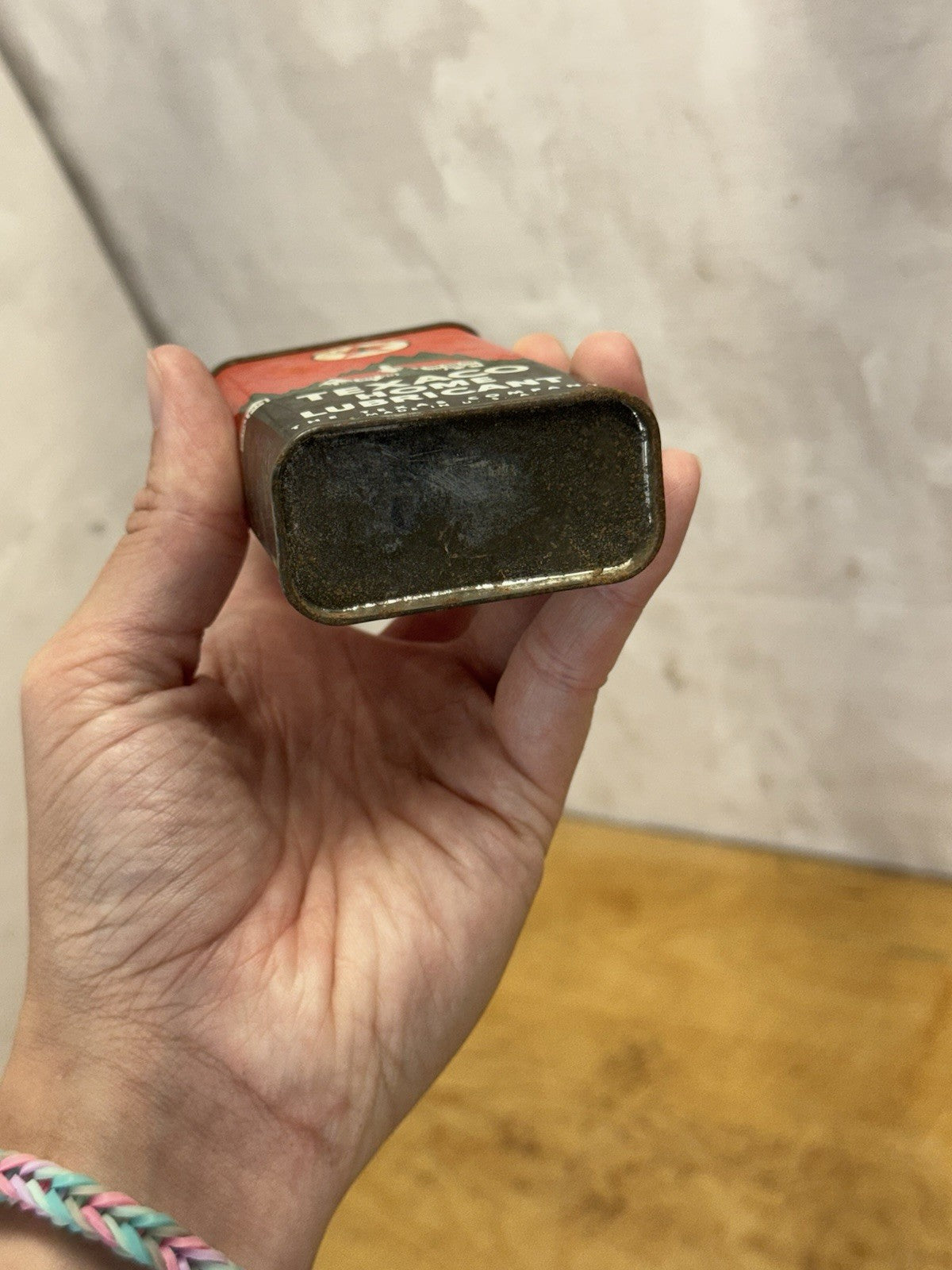 Vintage Texaco Home Lubricant Tin #1123