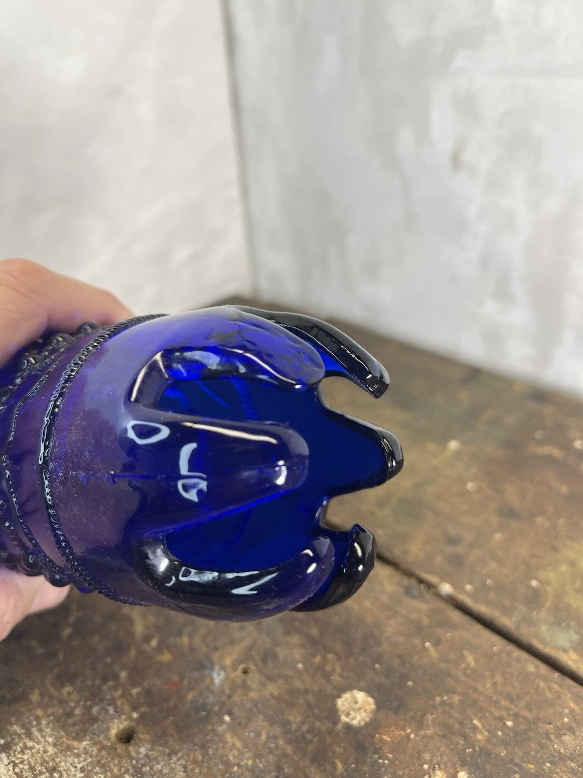 Vintage Cobalt Blue Vase #105