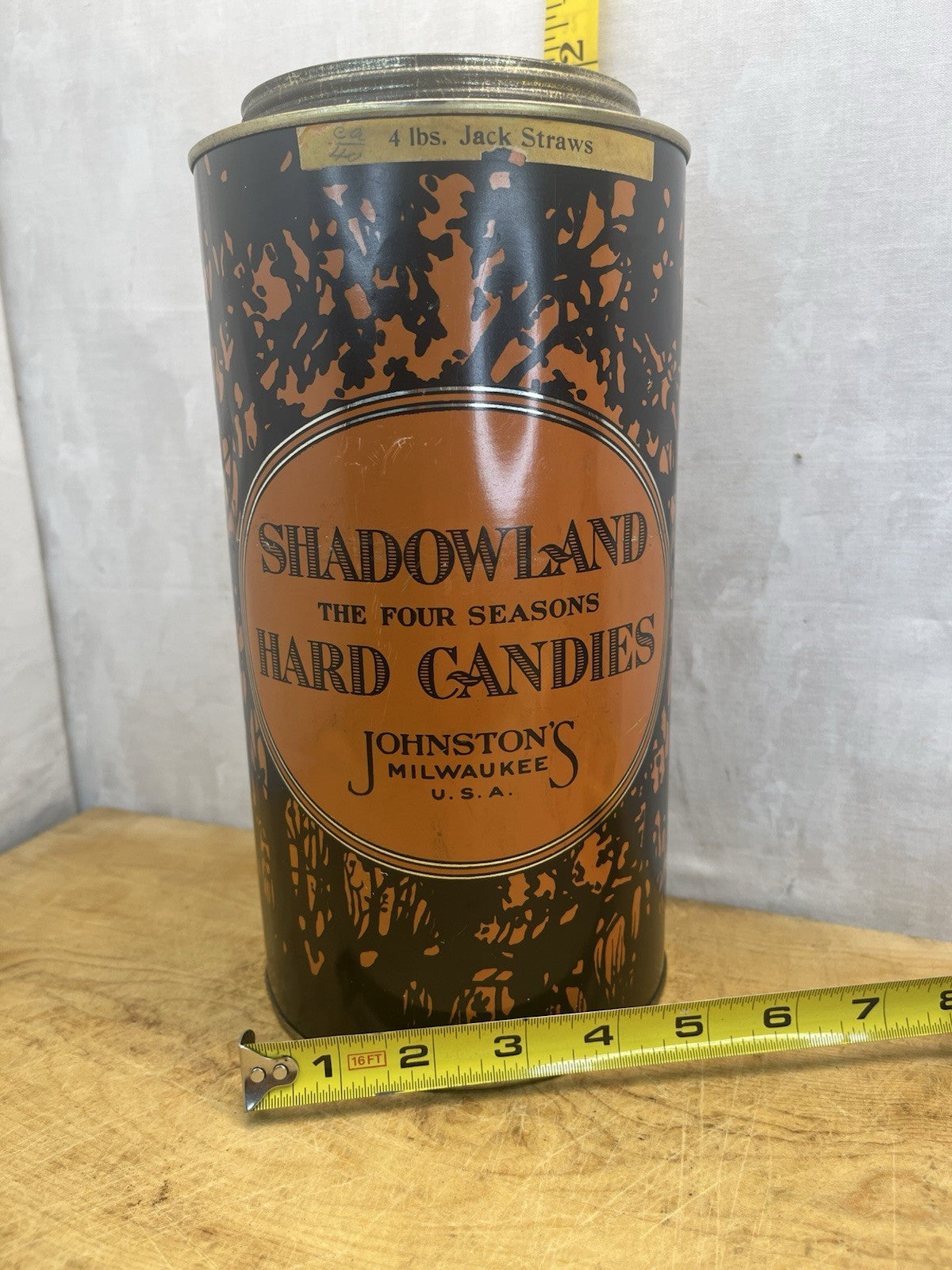 Vintage Halloween Shadowland Candy Tin #1336