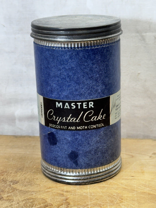 Master Crystal Cake Moth Control Milwaukee Wisconsin Vtg Empty #S-1820