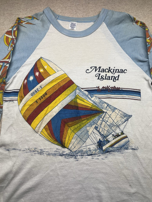 1970s Mackinac Island T Shirt. Men’s Medium