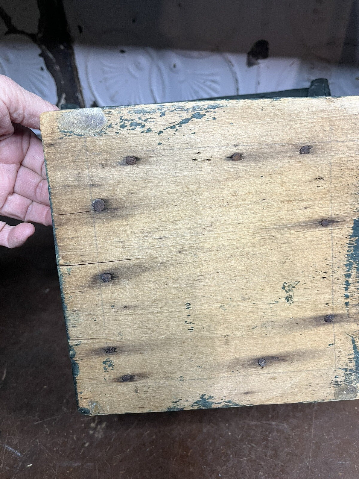 Primitive Antique Early 1900s Large Rice Measuring Basket