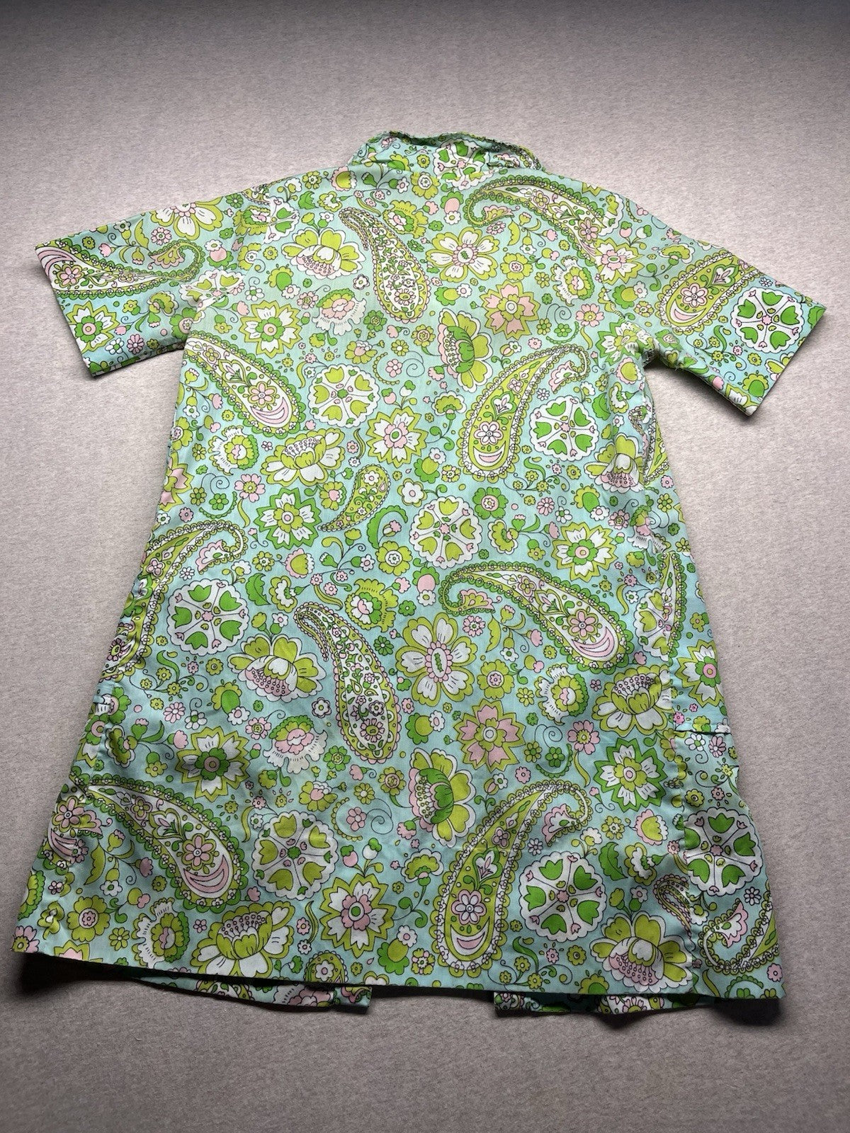 1960s, 70s Women’s Floral S Sleeve Dress