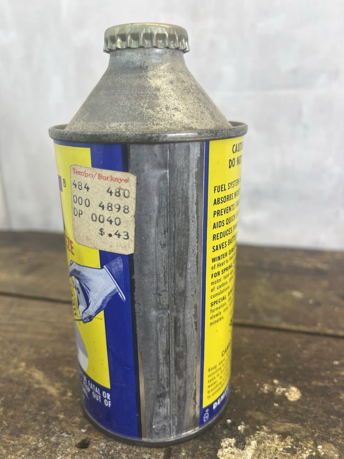 Vintage Collectible NOS Heet Antifreeze