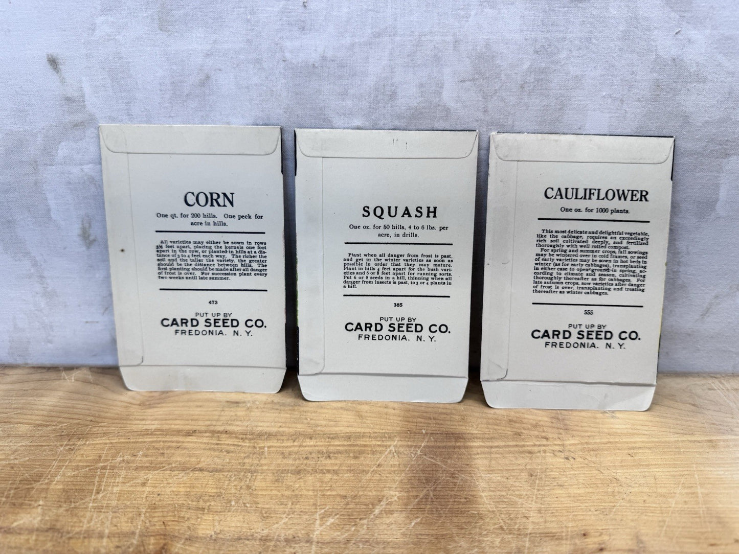 Vintage Garden Seed Packets Empty NOS #1580