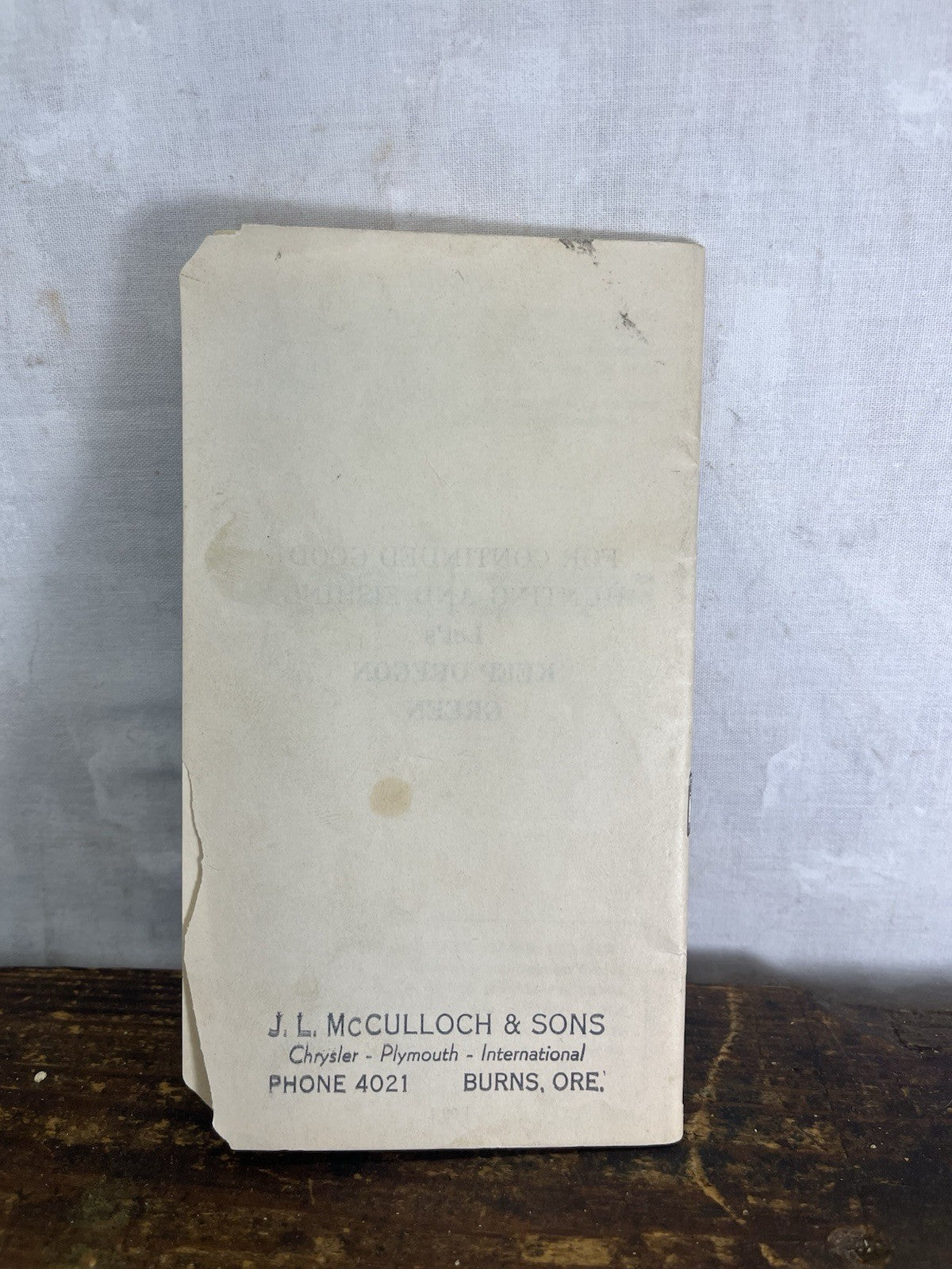 Oregon Anglers 1951 Pamphlet