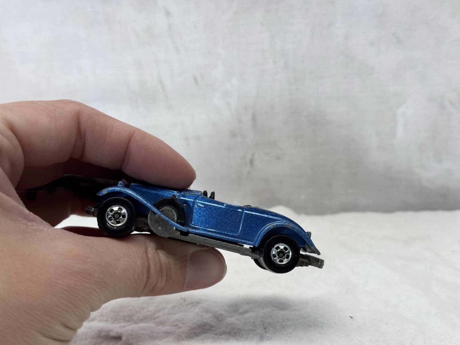 Vintage 1982 Hot Wheels Blue Rolls Royce Diecast Car Toy Malaysia #S-1817