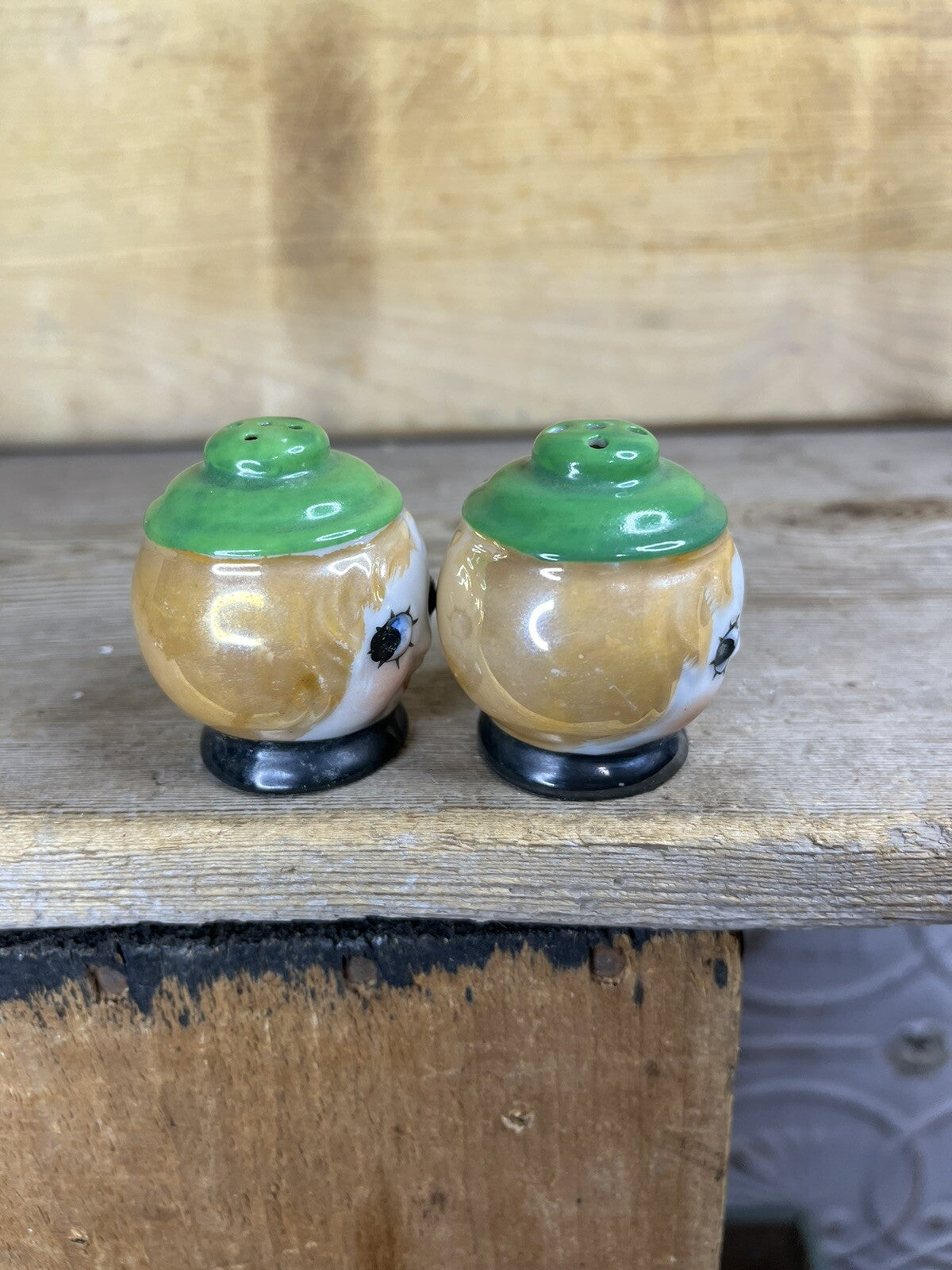 Japan Anthropomorphic Pair Of Shakers