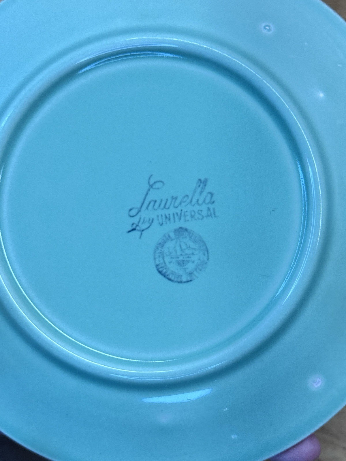 Laurella Set Of Four Plates Vtg #1297
