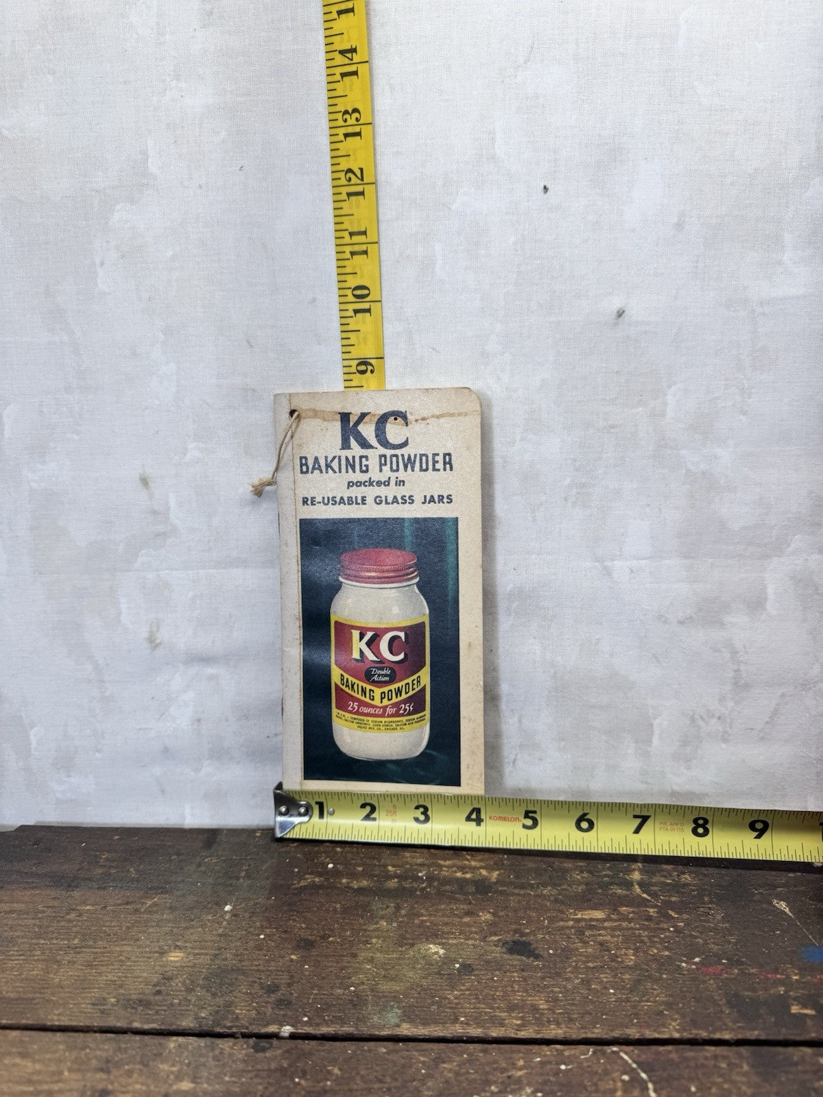 KC Baking Powder Notebook Handbook Kitchen Vtg #S-1861