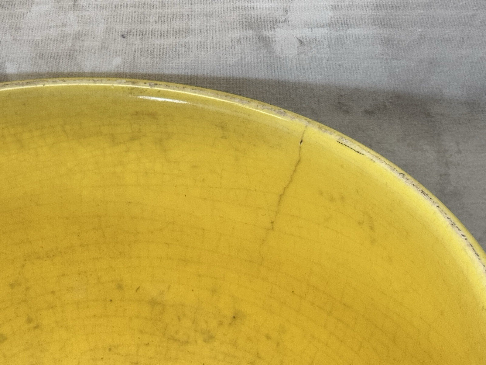Red Wing Yellow Pottery Mixing Bowl Vintage  #S-1911