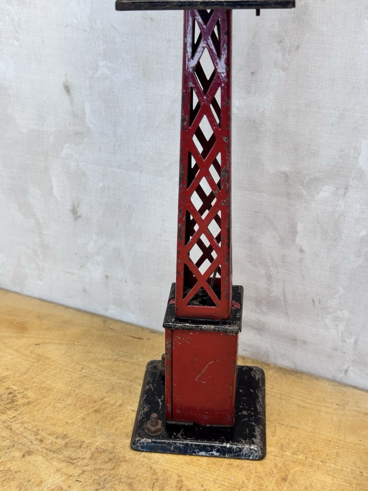 Vintage Marx Radio Train Control Tower No. 7 Tin Litho #S-1607