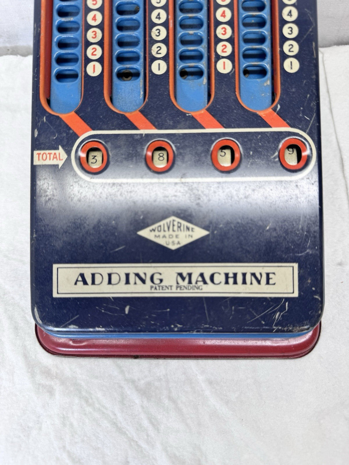Wolverine Kids Adding Machine Metal Vintage