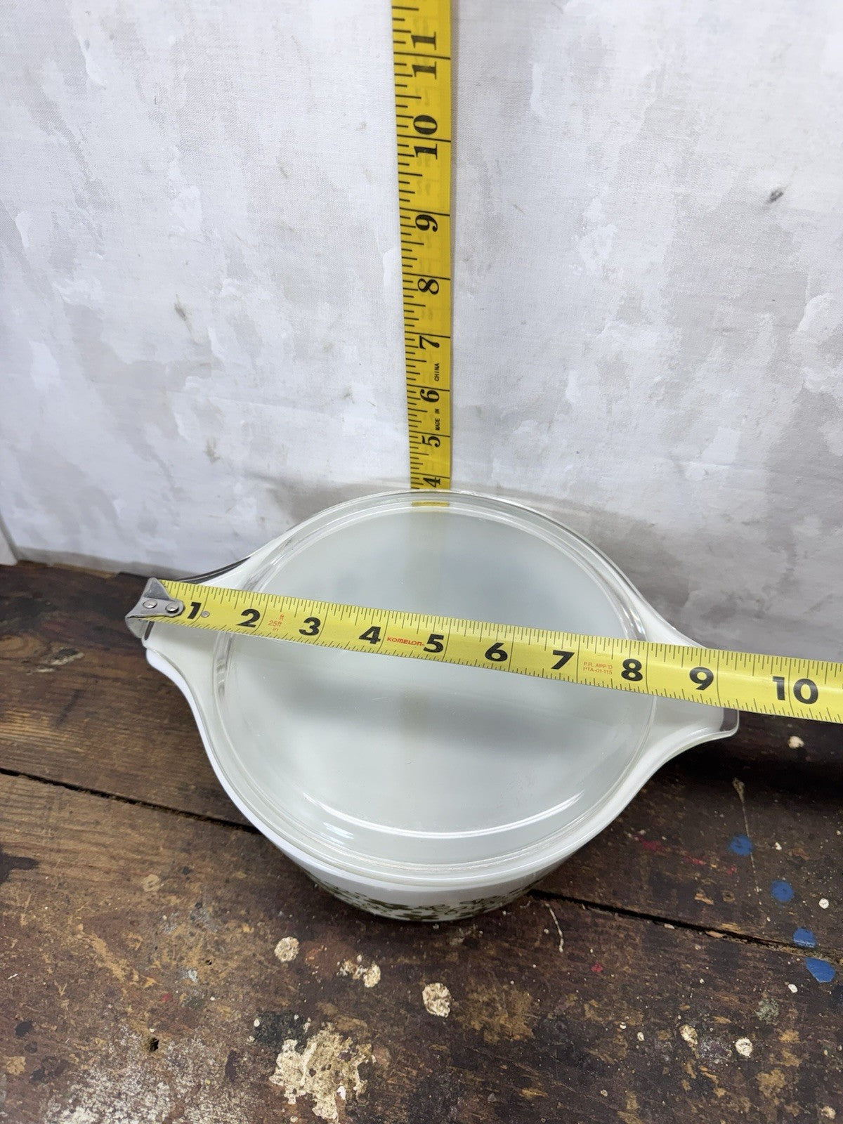 Pyrex 474-B Casserole Baking Dish Vintage Spring Blossom  #S-1806