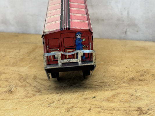 Continental Flyer Train Set No 167  Caboose Train Car Vtg #S-1603
