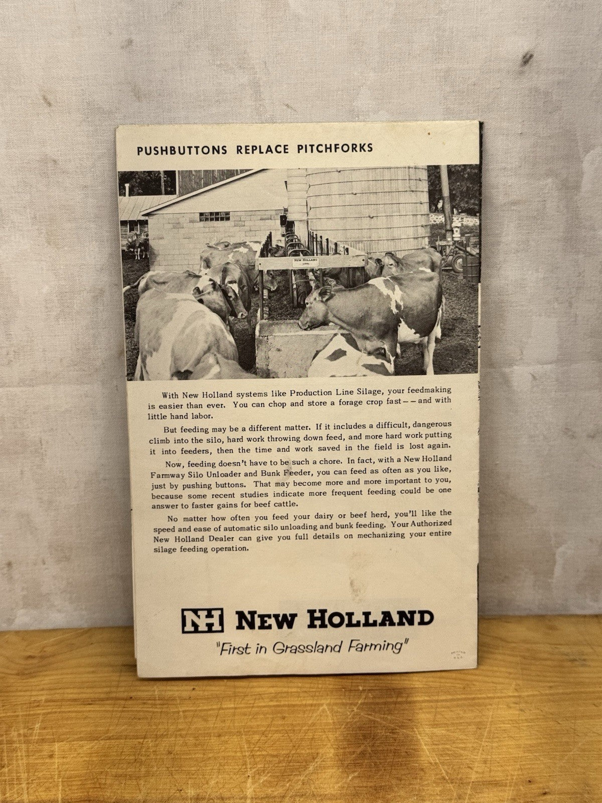 Feed Bunks Pamphlet Vintage #1209