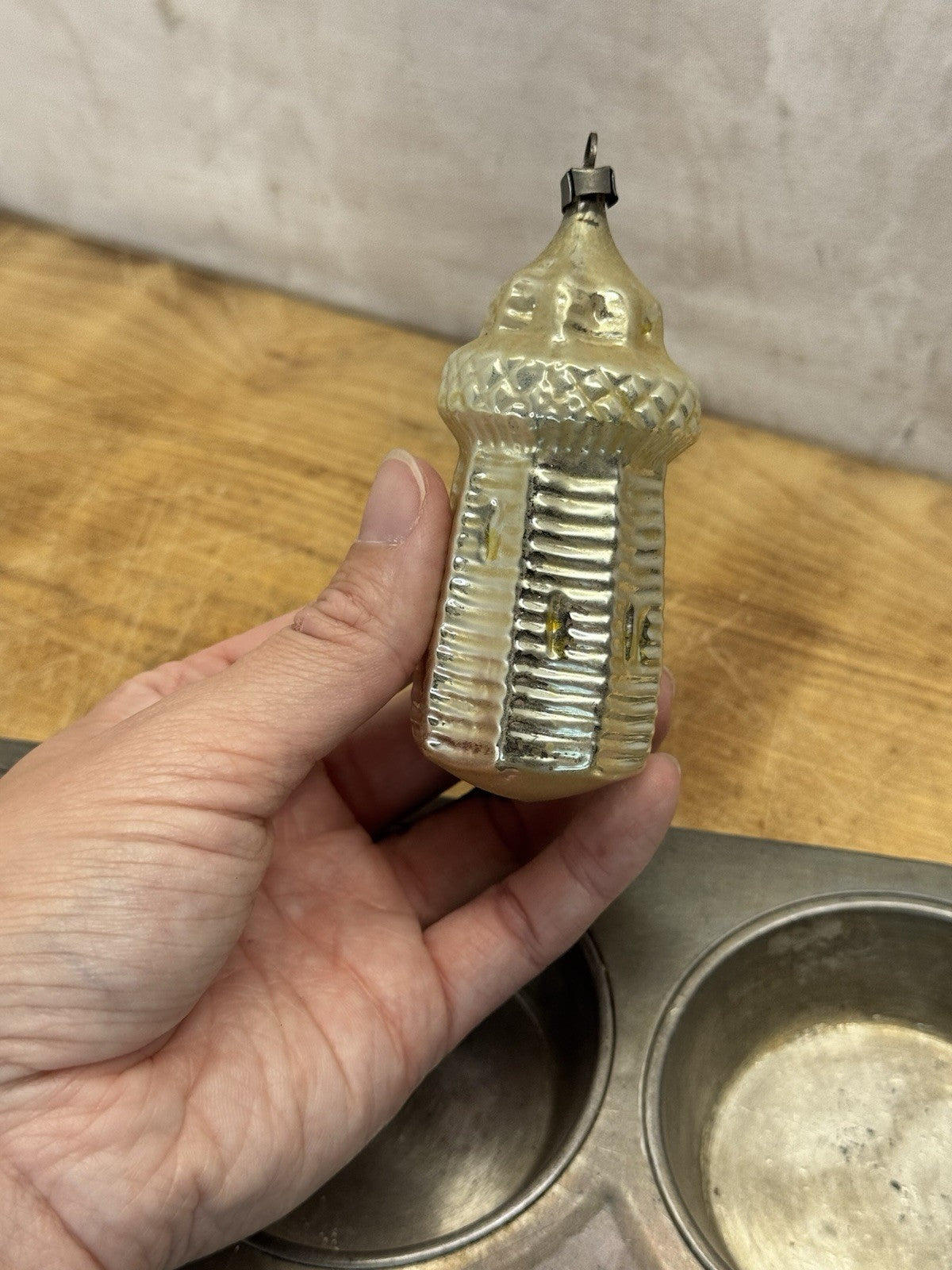 Lighthouse Vtg Ornament Christmas #1571