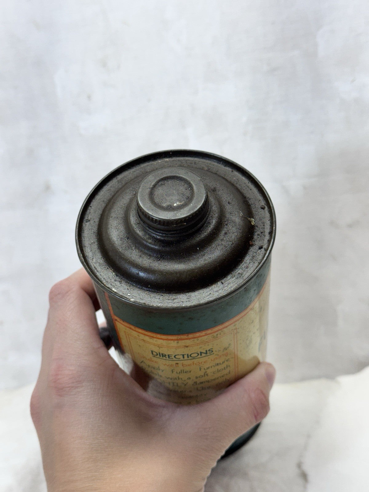 Fuller Furniture Polish Can Vtg #S-1777
