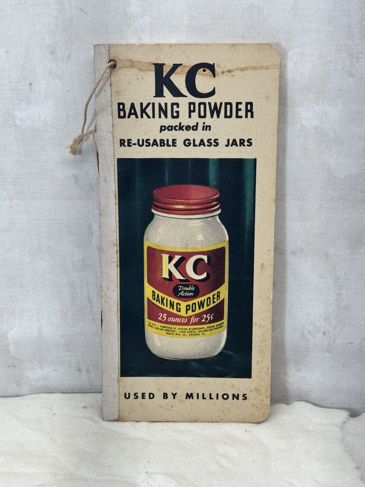 KC Baking Powder Notebook Handbook Kitchen Vtg #S-1861