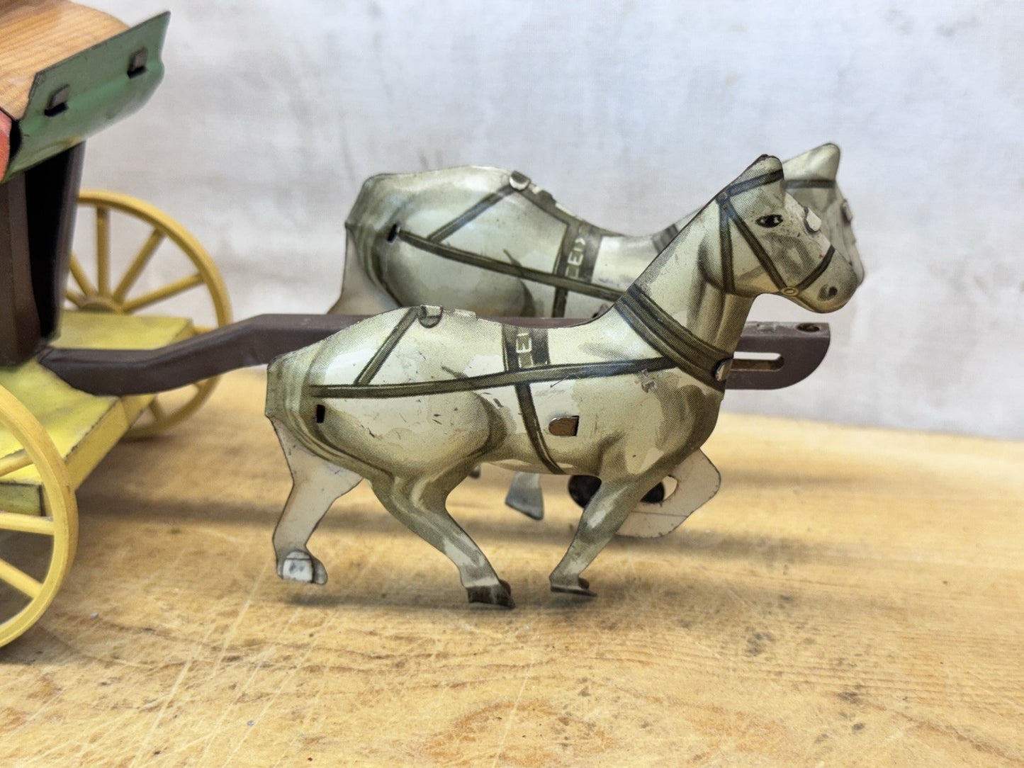 1950's Northwestern Stage Lines Stagecoach Tin Toy #S-1601