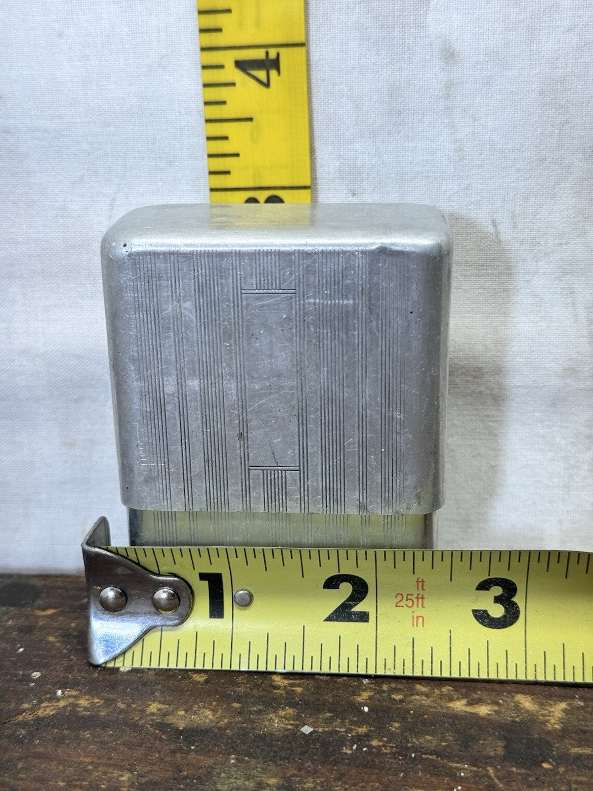 Aluminum Sherman Co. Cigarette Case Vtg #S-1779