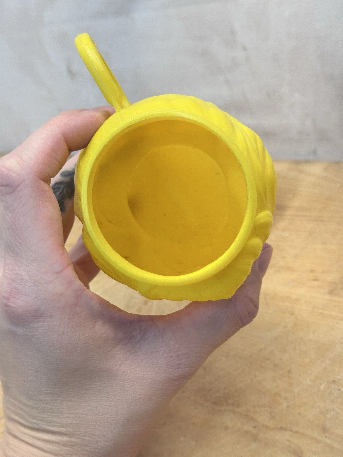 1981 McDonald’s Corporation Ronald McDonald’s Yellow Cup #1424