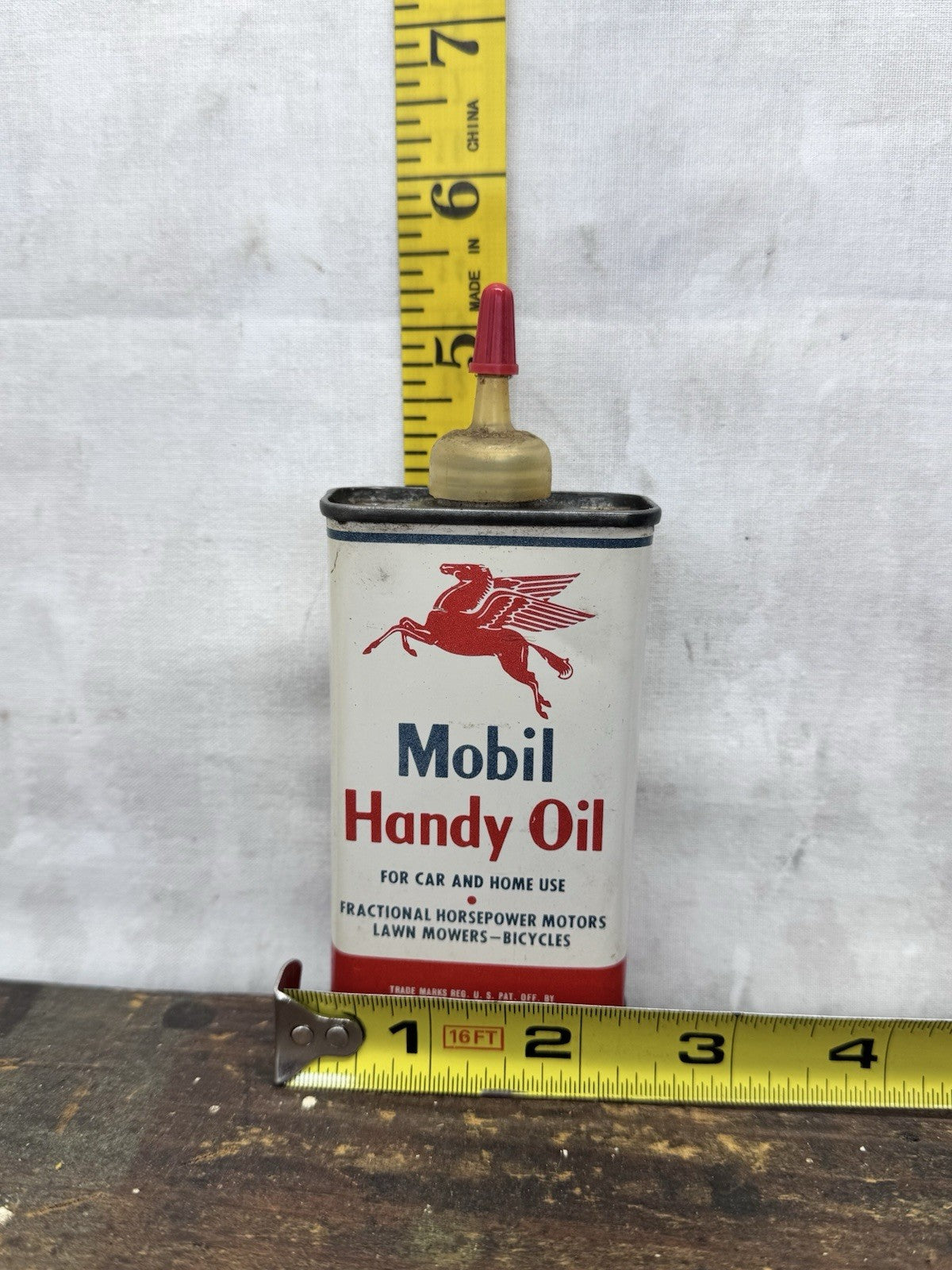 Mobil handy oiler Vintage Tin #1122