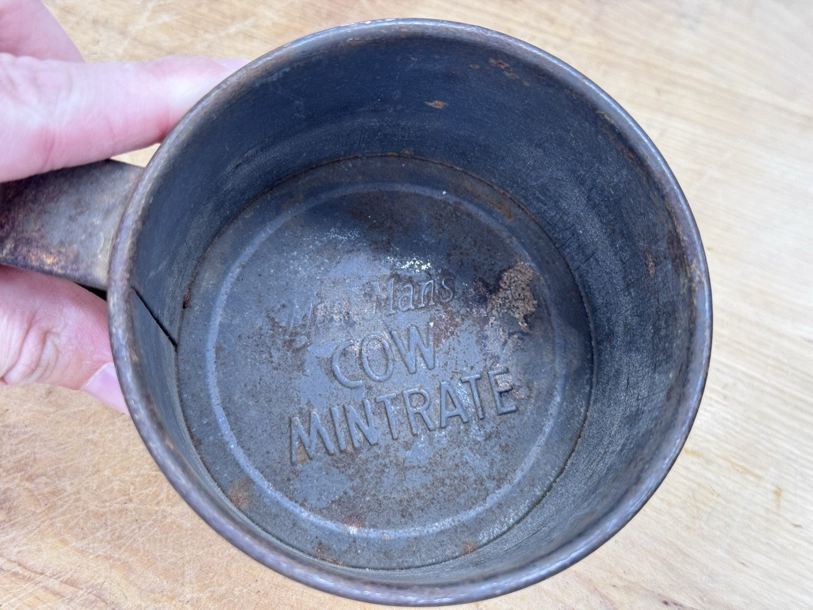 MoorMans Feed Cup Advertising Vtg #S-1525