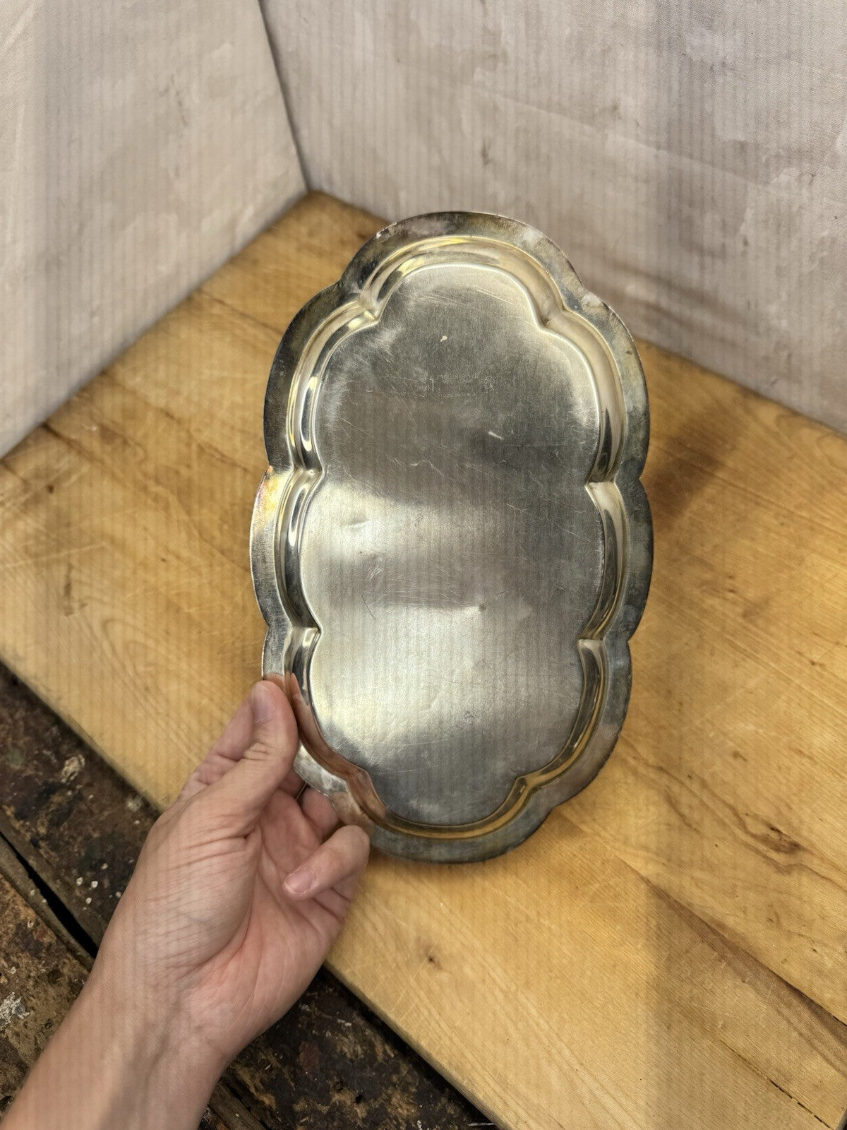 Silver Plated Cream And Sugar Set With Tray Antique #1261