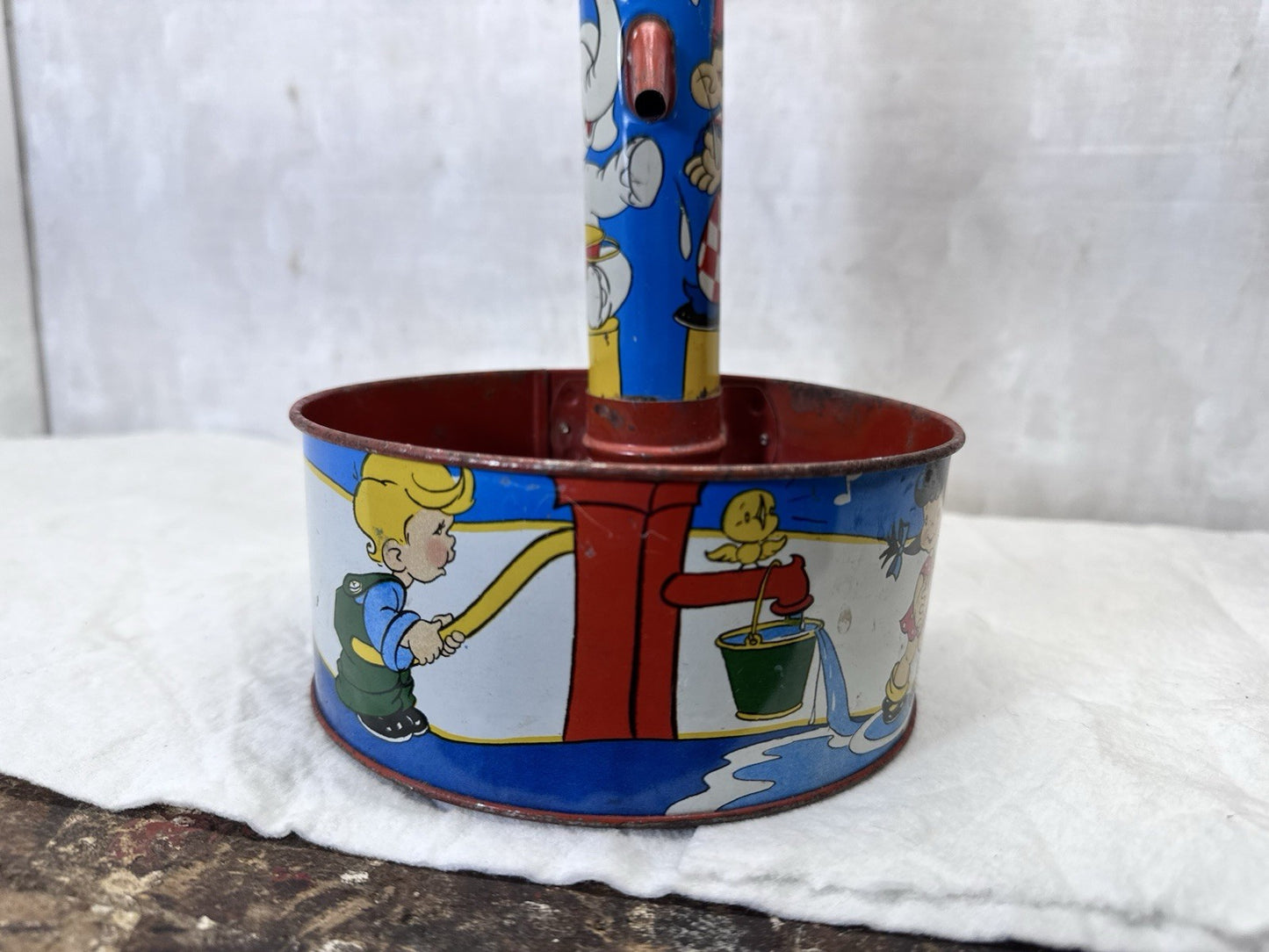 Ohio Arts Tin Hand Water Pump Toy
