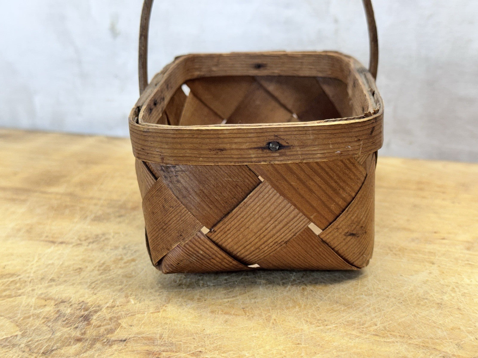 Mini Woven Basket Vintage S-1562